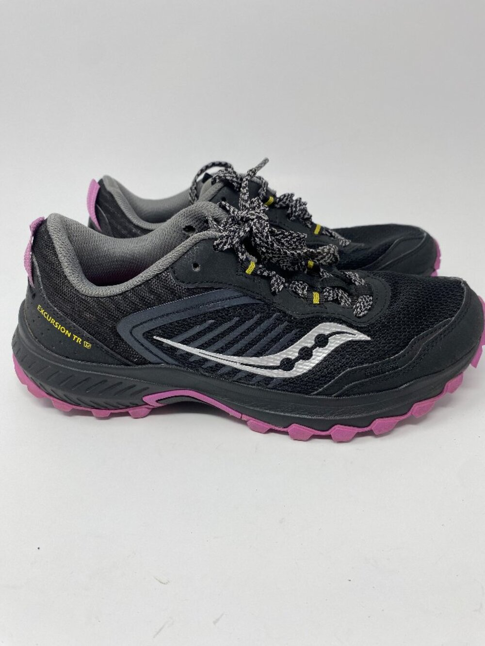 Saucony Excursion TR15 Trail Running Shoes Womens 8.5W Black Purple S10669 34